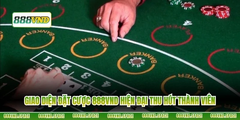 Giao diện đặt cược 888VND hiện đại thu hút thành viên